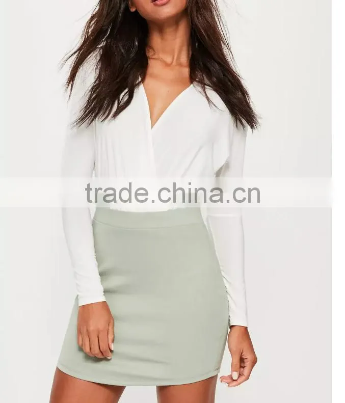 Fshion design slim mini skirt for women causal dress