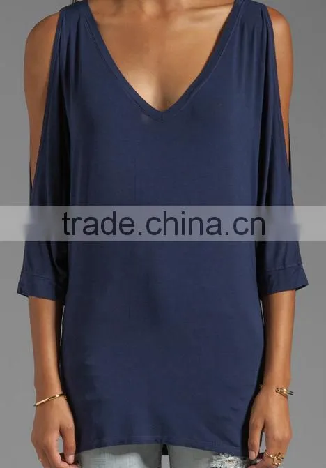 open shoulder t-shirts
