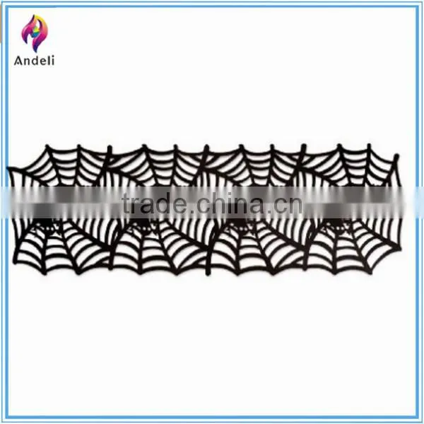promotional spider and web design Felt Spiderweb Table Runner for halloween party favor