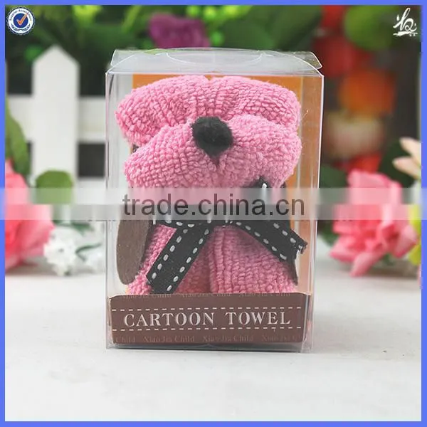promotional dog gift towel/dog towel cake