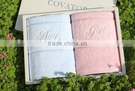 embridery finish face towel