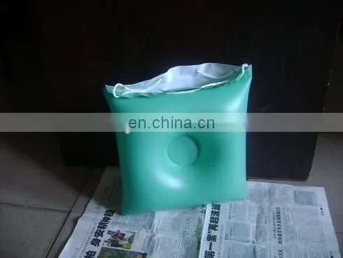 Inflatable waterproof beach pillow bag