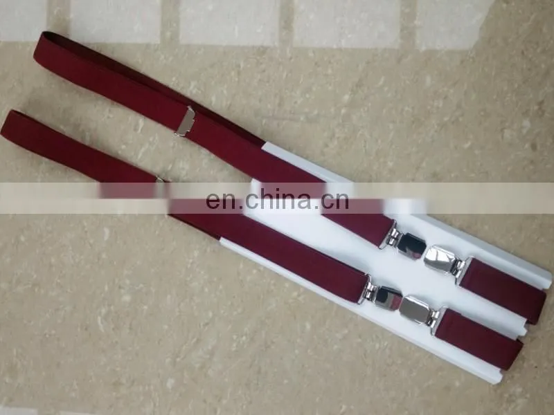 Yiwu longkang customized boxed mens braces suspenders pants suspenders