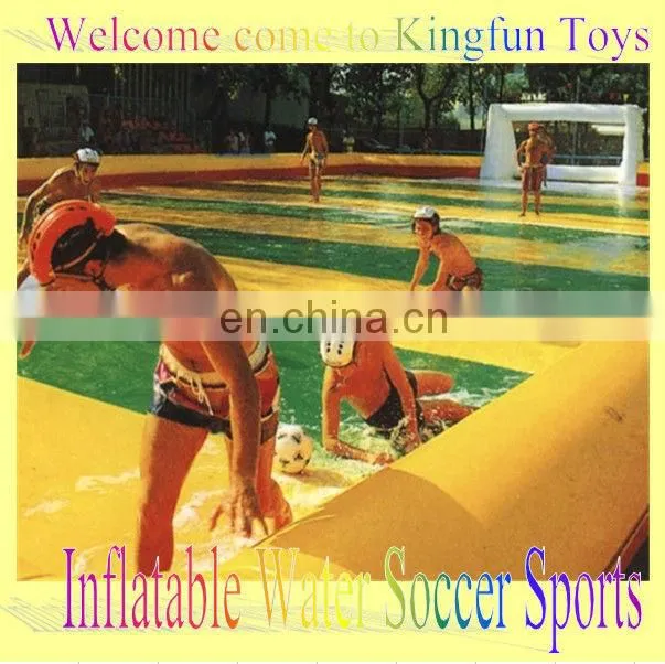 inflatable water soccer game