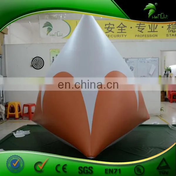 Hot Sale 2m Triangle Shape Inflatable Advertising Balloon , Floating Triangle Buoy