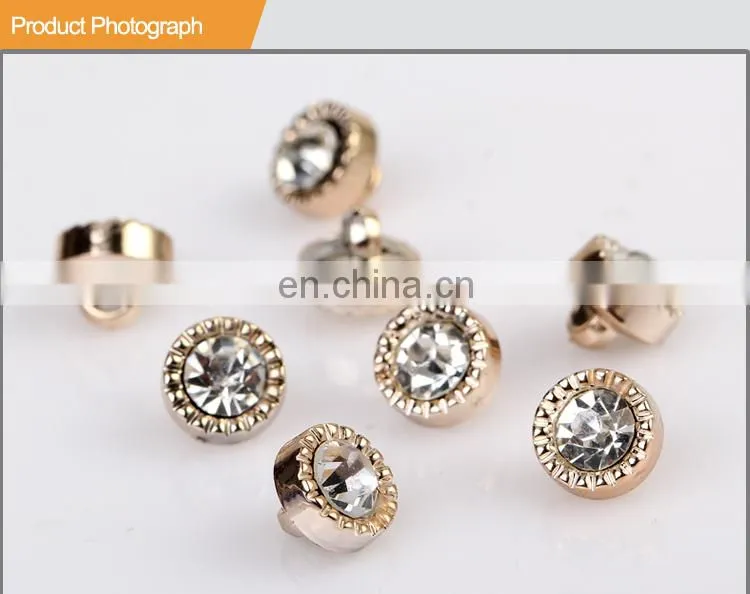 Shinny Gold ABS Shirt Button BA60129