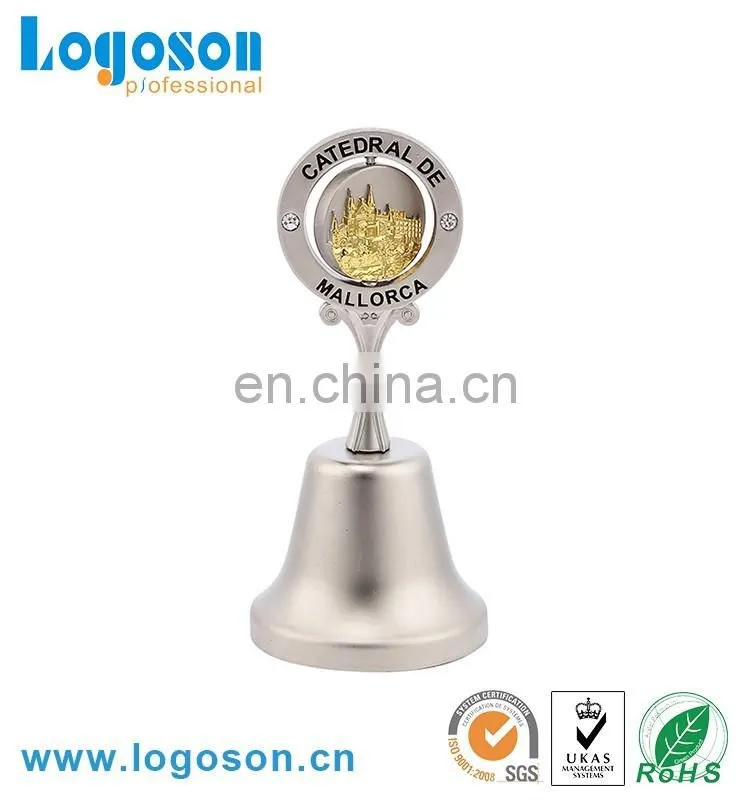 2016 new design New Souvenir Collection Dinner Bell/Metal Craft dinner bell/mini metal cow bell
