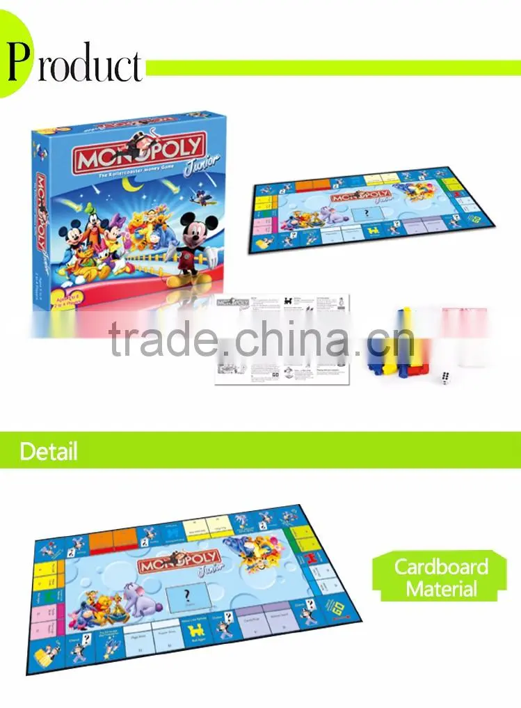 New arrival card games,board games for kids