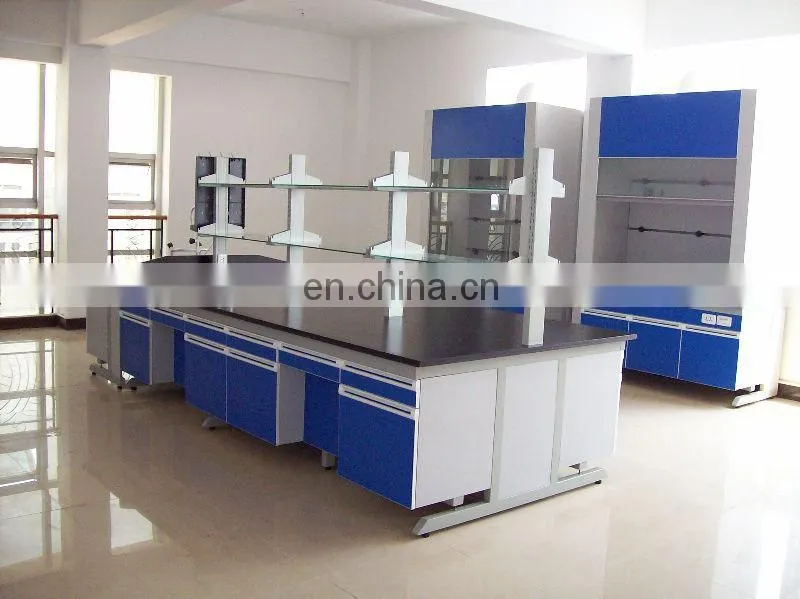 China manufacturer medical laboratory equipment used dental wooden school lab tables for sale
