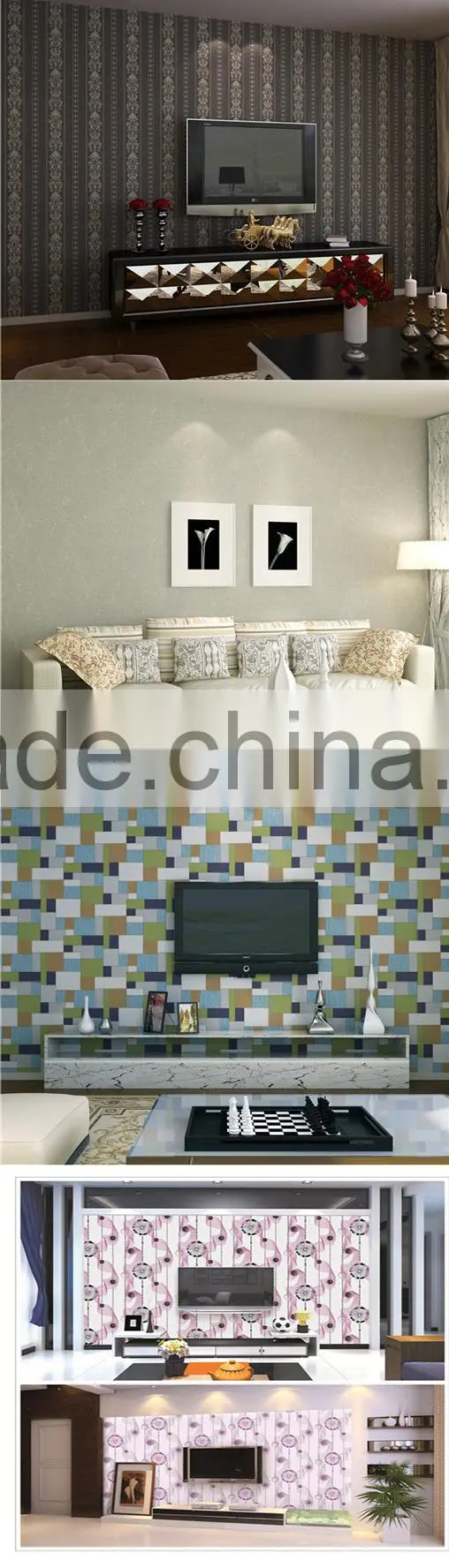 interior wall paper/luxury wall paper