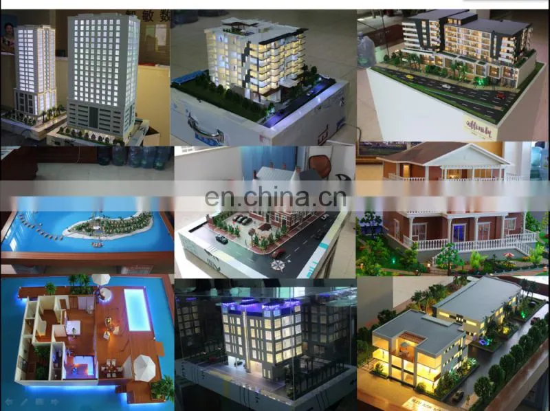 European style 1:75 Miniature scale model house , model maker supply