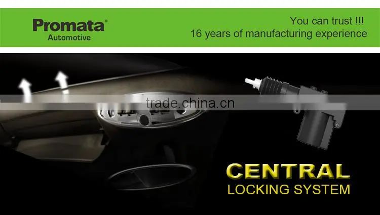New 12V /24V DC Electric Car Central Lock System With Universal 4 / 2 Door 360 Degree Rotation Actuators Super Long Time