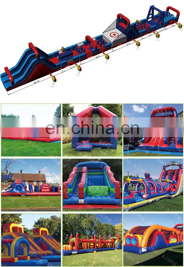 Outdoor Obstacle Course Inflatable Obstacle Course Game For Kids Adult