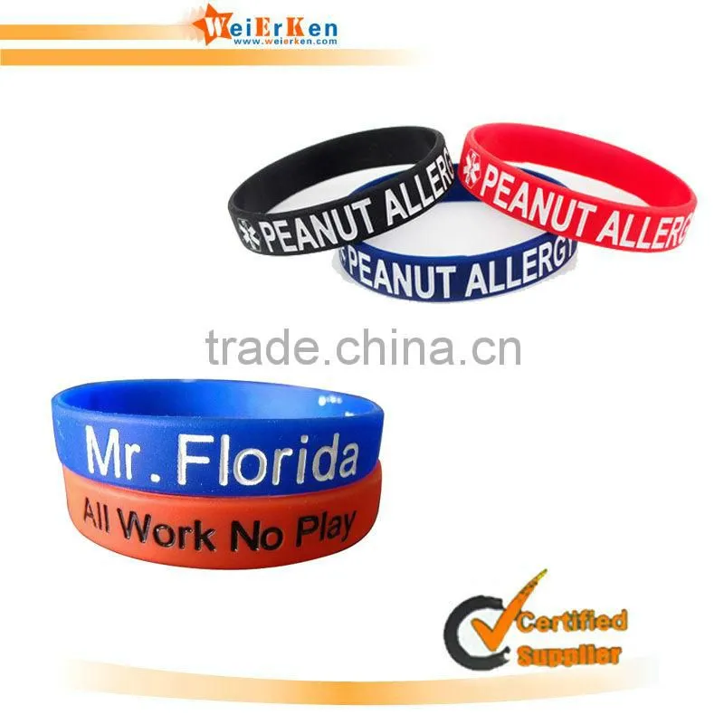 Custom Adjustable Silicon Wristband