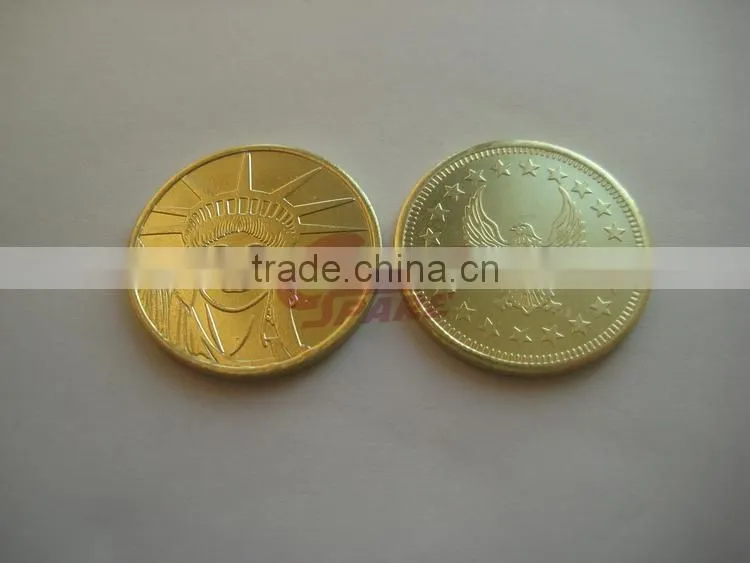 The Most Popular Fast Delivery blank silver color brass token