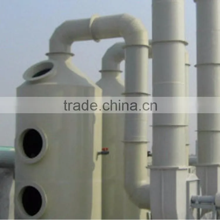 Acconding To Market Manufacture Survey Fiberglass FRP GRP Composite Air Purification Tower Air Scrubber Tower Made In China