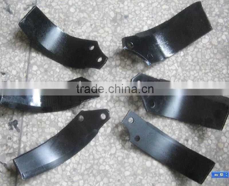High quality double hole rotary tiller blades