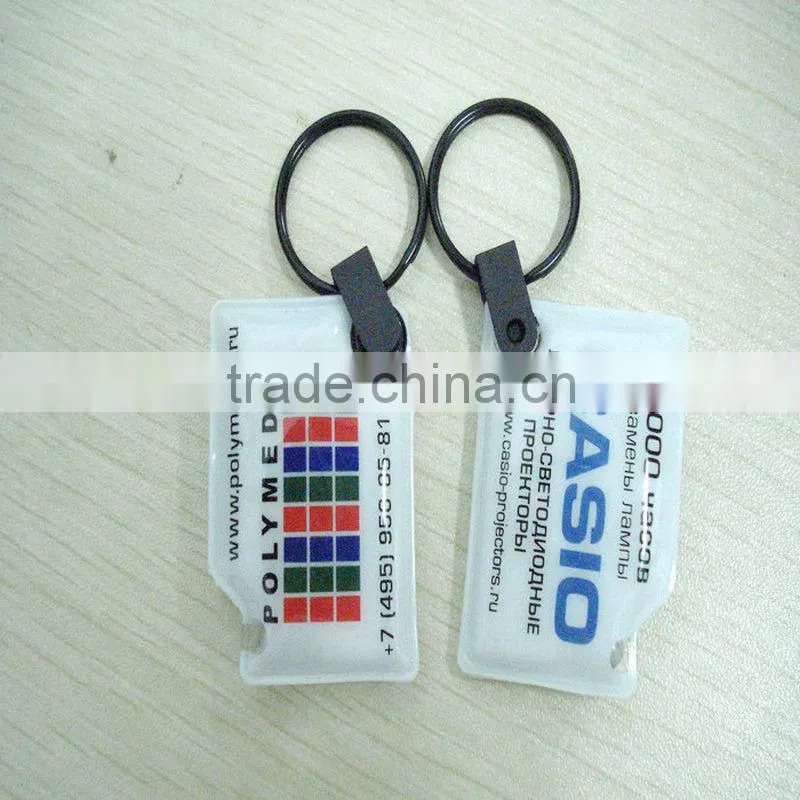 3D cartoon debossed silicone keychain, bulk custom Soft PVC key rings for promotion