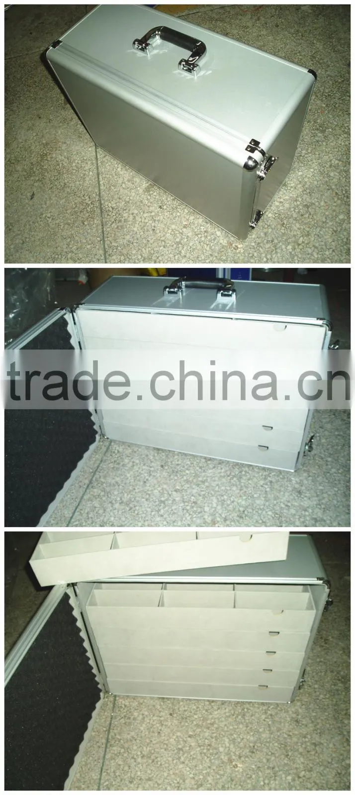 Aluminum Alloy Glass Top Display Presentation Case