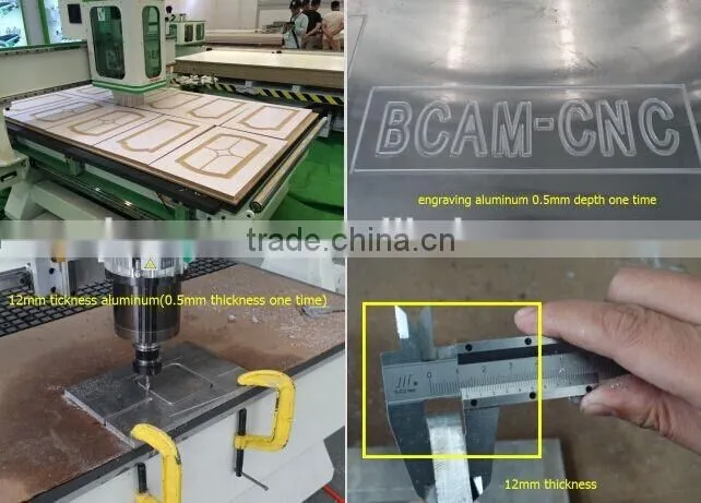 Factory price aluminum cutting cnc router machine