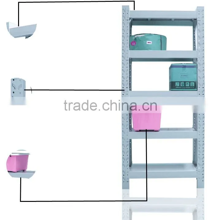 Practical Furniture Metal Shelf 4 Tier Good Warehouse Rack