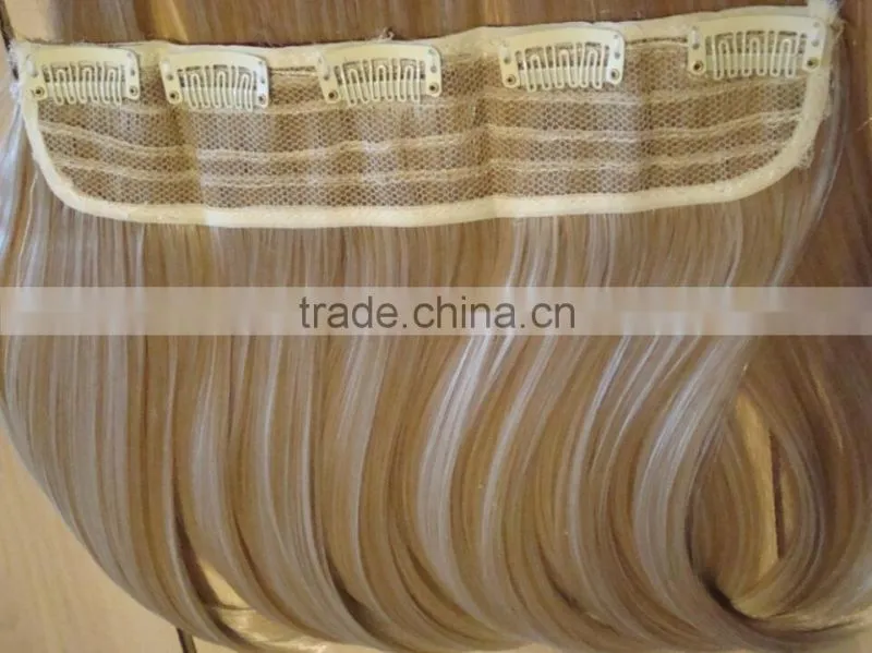 100%high quality clip in hair extensions