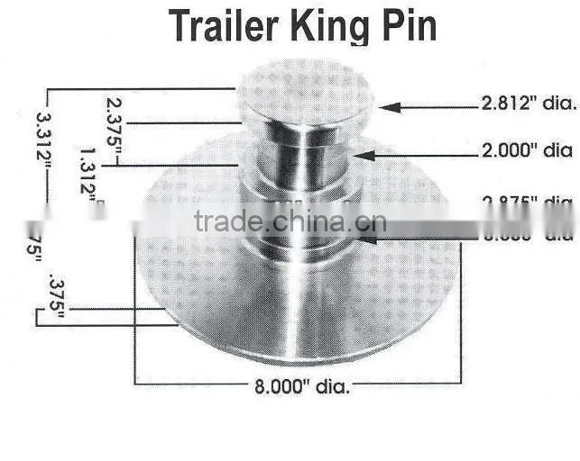 2inch kingpin for truck/trailer