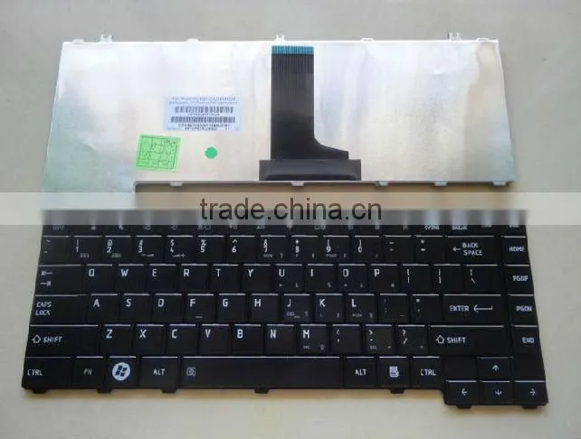 Wholesale keyboard for Toshiba C600d C640 L640 L640d L645 L645d Black laptop keyboard with US/UK/TR/BR/BE/RU/SP layout