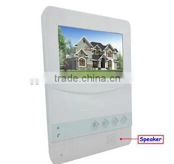 4.3 inch video intercom system with room to room intercom, rain-proof design outdoor station
