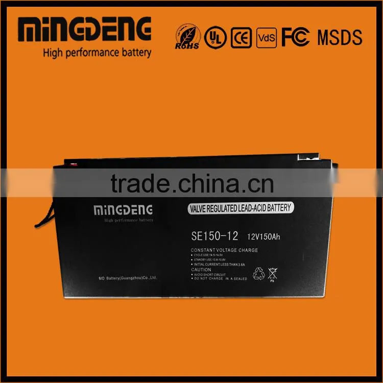 2015 best price!!! 12v150ah/200ah batteries for solar panel system