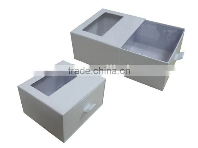 Factory Customized Paper Socks Packing Box with PVC Window