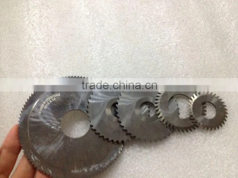 zhuzhou tungsten carbide factory supply small tungsten carbide saw blade for metal cutting