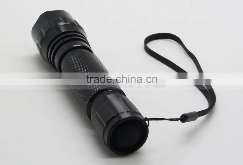 18650 Green LED Lighting Torch High Power Aluminum Flashlight