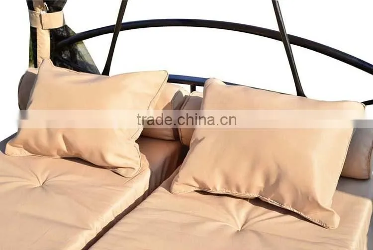 Outsunny Outdoor 3 Person Patio Gazebo Outdoor Canopy Garden Swing Bed