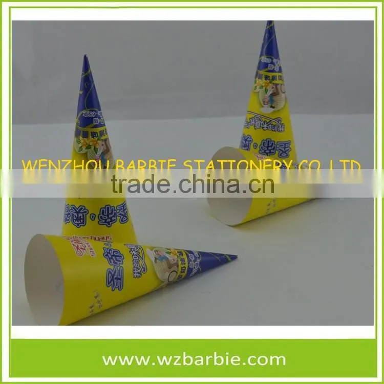 Best Seller Cone Paper Sleeves/Conical Cups For Ice Cream