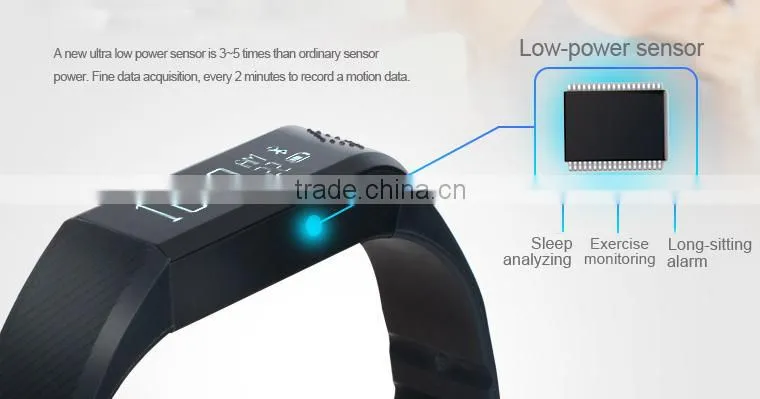2015 Digital Fitness Smart Bracelet Bluetooth, Silicone Wristband Pedometer,Sedentary Reminding Smart Bracelet Watch