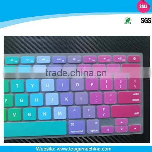 Compatible price For Macbook air 13" 15" silicone rubber keyboard protector