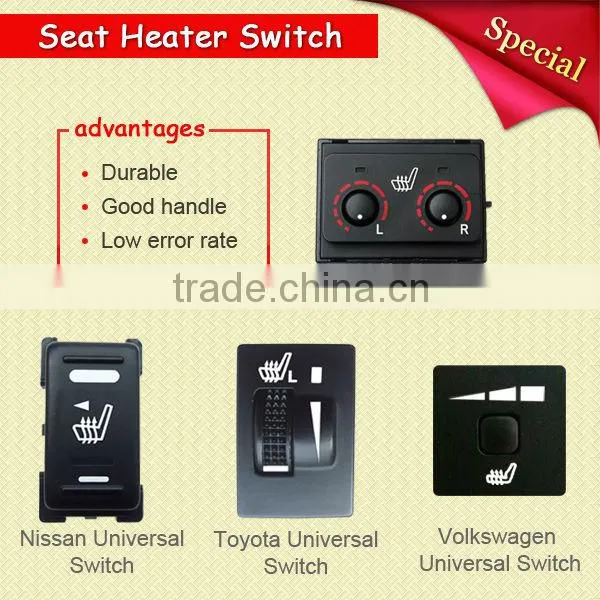 Train carbon fiber seat heater electric element