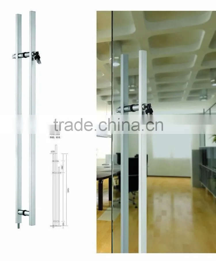 round tube special shape excellent surface stainless steel pull door handle