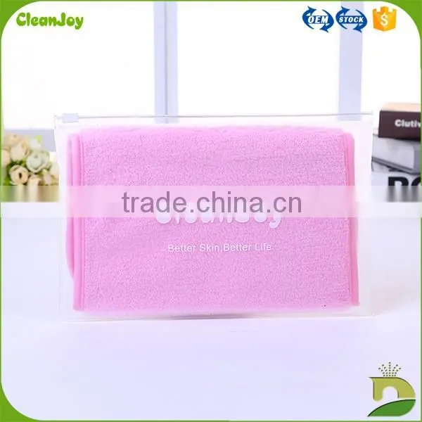 microfiber glove 100% polyester lovely cat ear makeup mitt