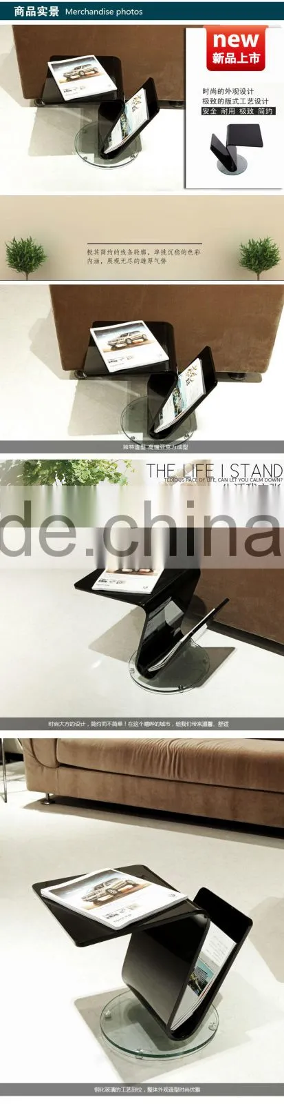 2015 Simple acrylic coffee table/PMMA Creative magazine racks/lucite table lucite furniture