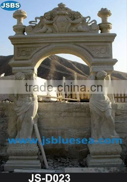 Luxury Hand Carved Marble Entry Door Surround JS-D008Y