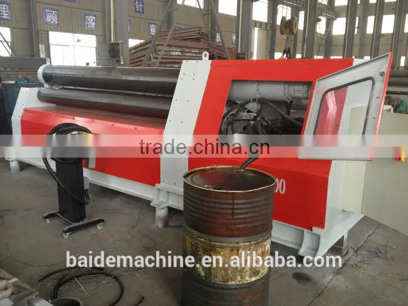W12 series hydraulic plate bending machines,4 roll designed by China