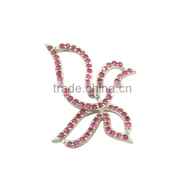 Newest Design Shining Red Corundum Jewelry Set