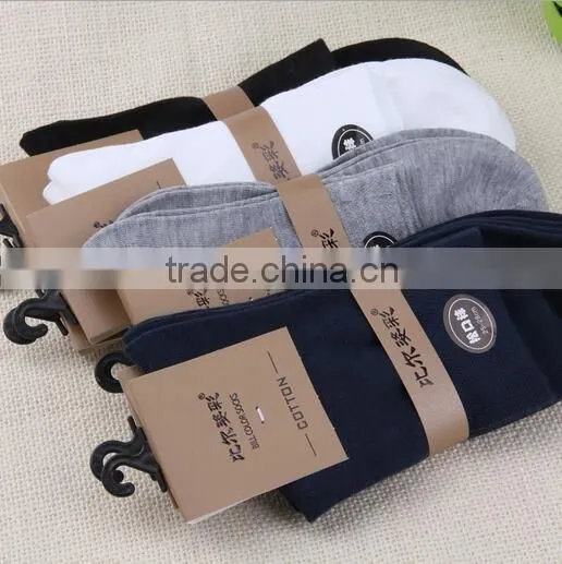 good quality man cotton sock customize factory