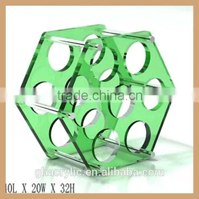 customized acrylic wine display rack