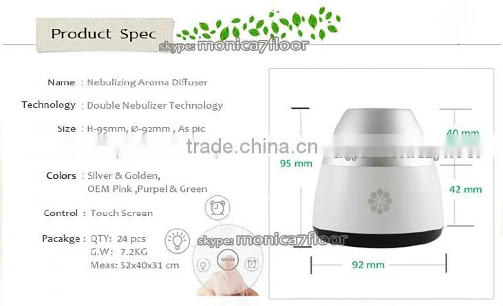 aroma nebulizer waterless electric wholesale aromatherapy diffuser
