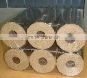Efficient Hot Shrink Wrapping Machine for biomass briquette packing
