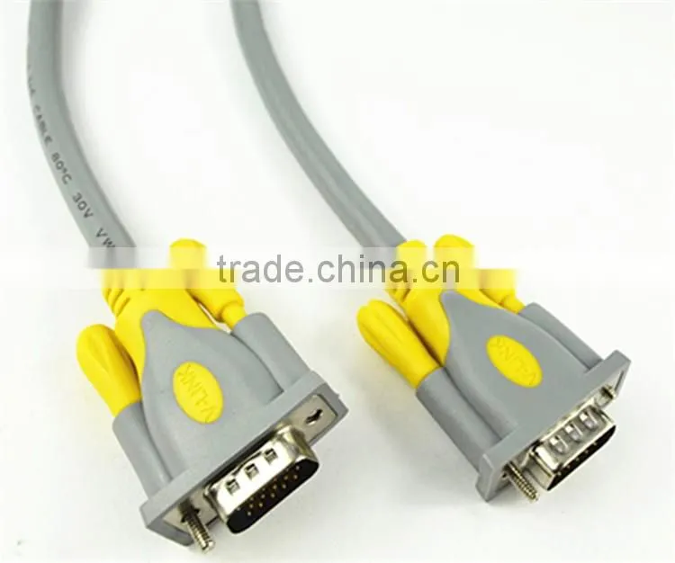 15 PIN VGA SUPER VGA Cable M/M Male To Male cable vga to coax converter