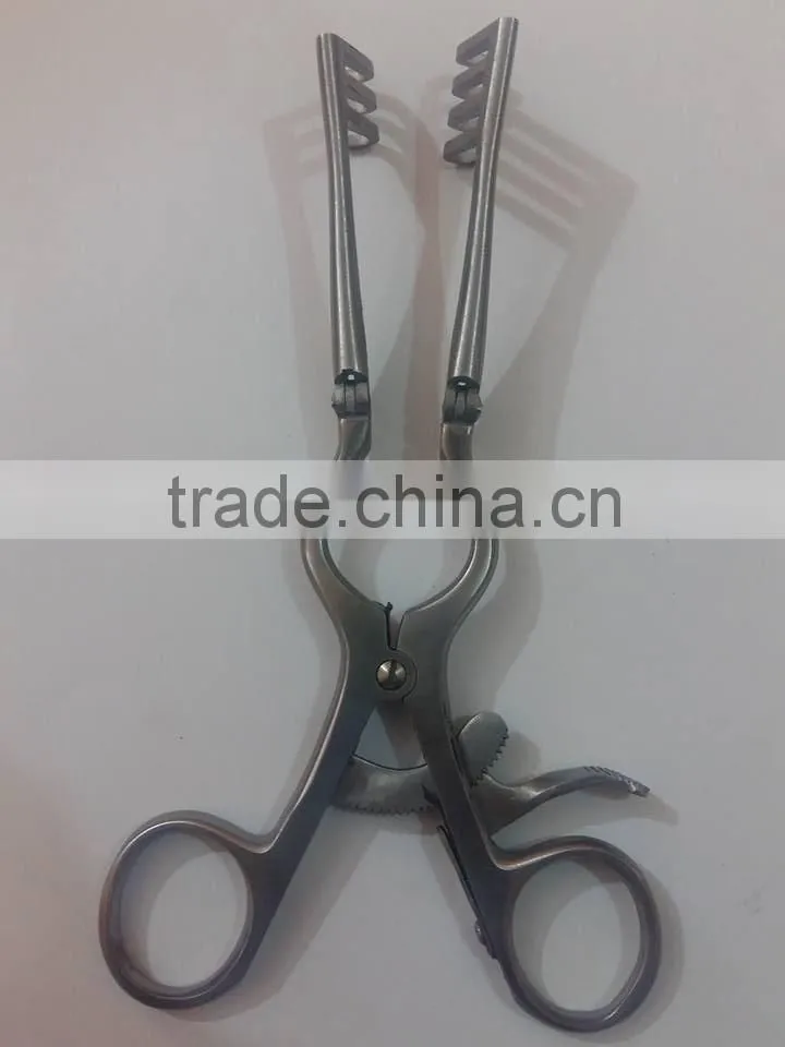 Weitlaner-Wullstein Retractor / general purpose ENT instrument/Weitlaner Wullstein Retractor 3x4 Prongs 13cm